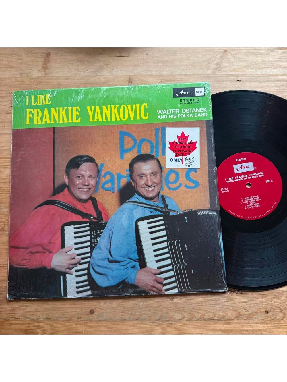 Walter Ostanek and his Polka Band - I Like Frankie Yankovic 33rpm VG+ VR18
